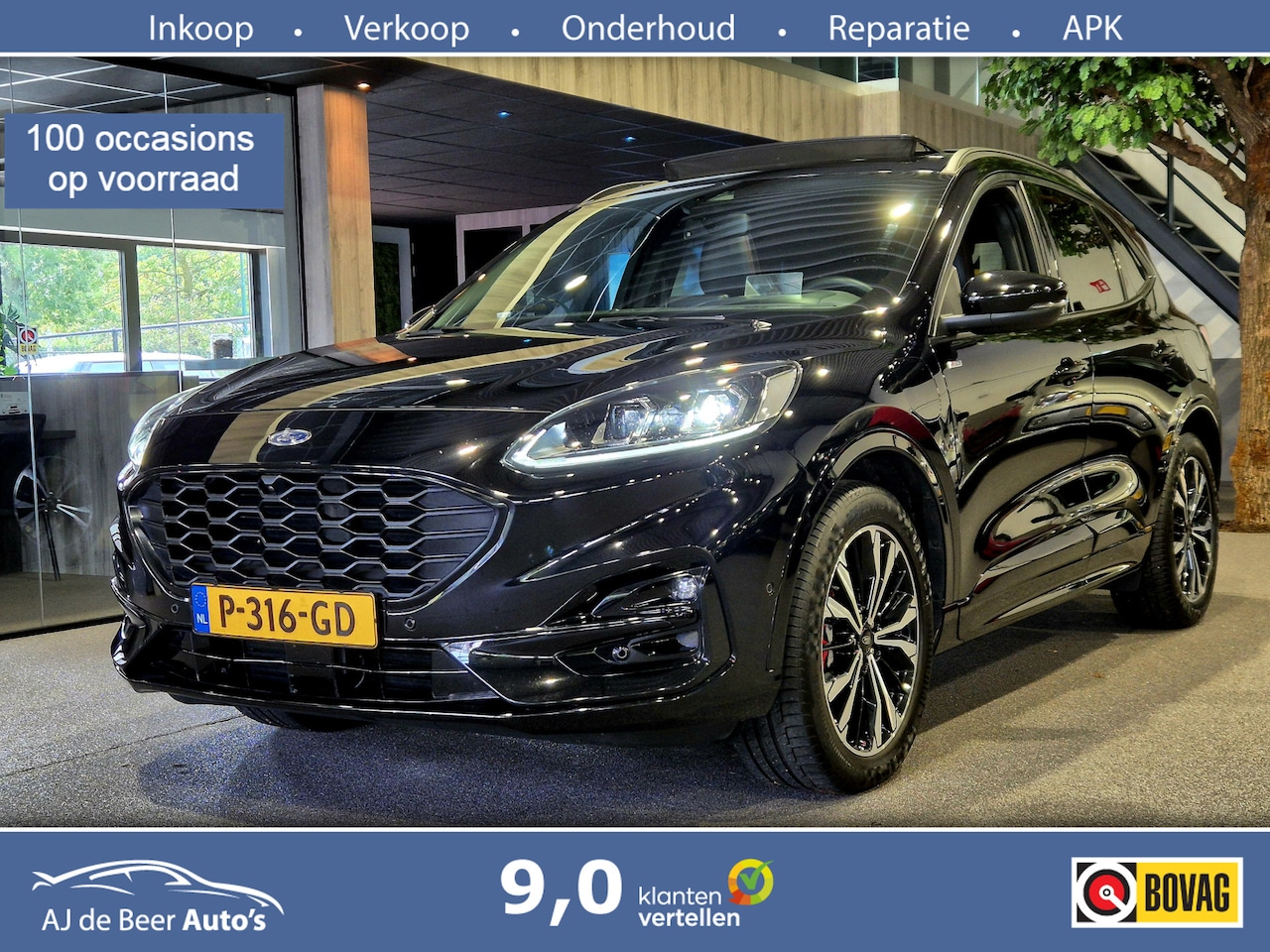 Ford Kuga - 2.5 PHEV ST-Line Vignale Winterpack | Camera | Panorama | B&O | HUD - AutoWereld.nl