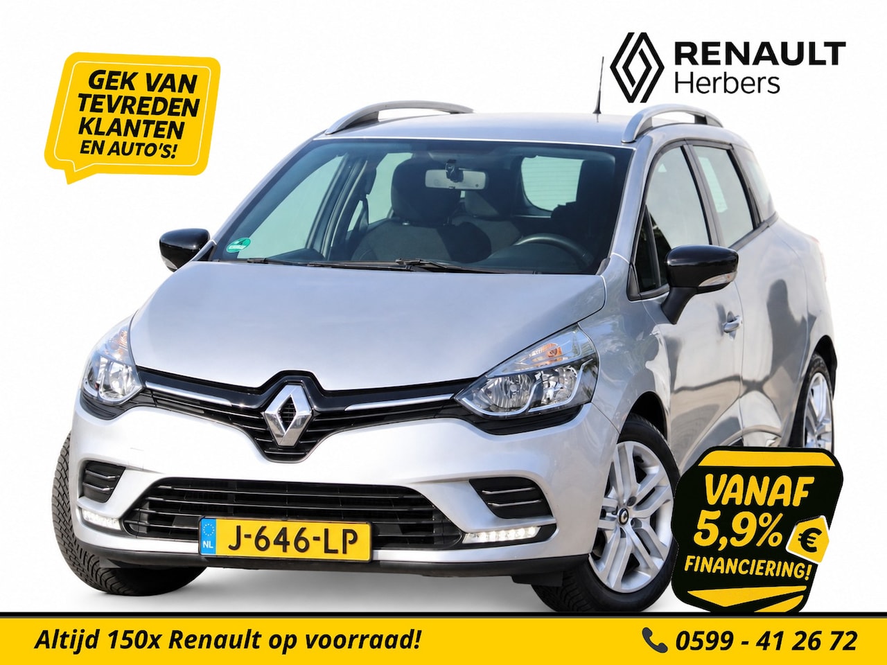 Renault Clio Estate - 0.9 TCe Limited CRUISE / AIRCO / BLUETOOTH - AutoWereld.nl