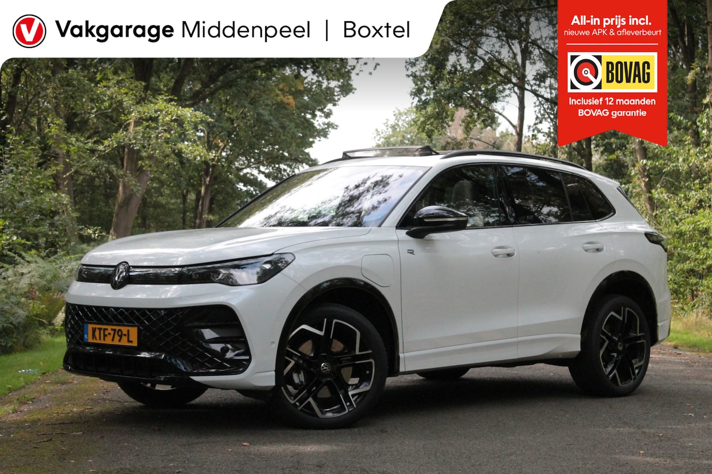 Volkswagen Tiguan - 1.5 eHybrid R-Line Business | IQ | Pano | Trekhaak | 360° cam | Elek. klep - AutoWereld.nl