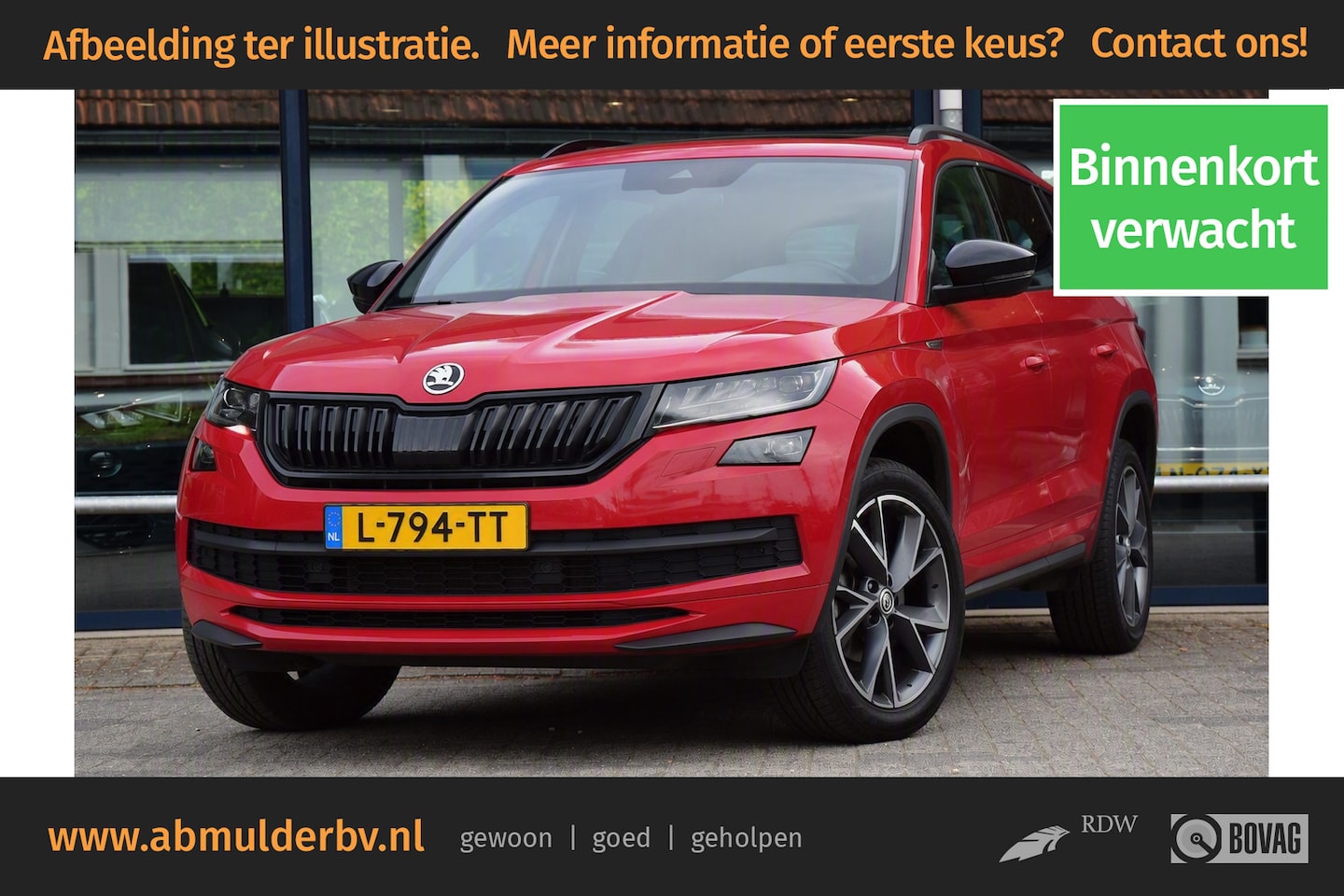 Skoda Kodiaq - 1.5 TSI 150PK Sportline Business 7p / 7 Persoons | BOVAG Garantie | Org. NL | Trekhaak weg - AutoWereld.nl