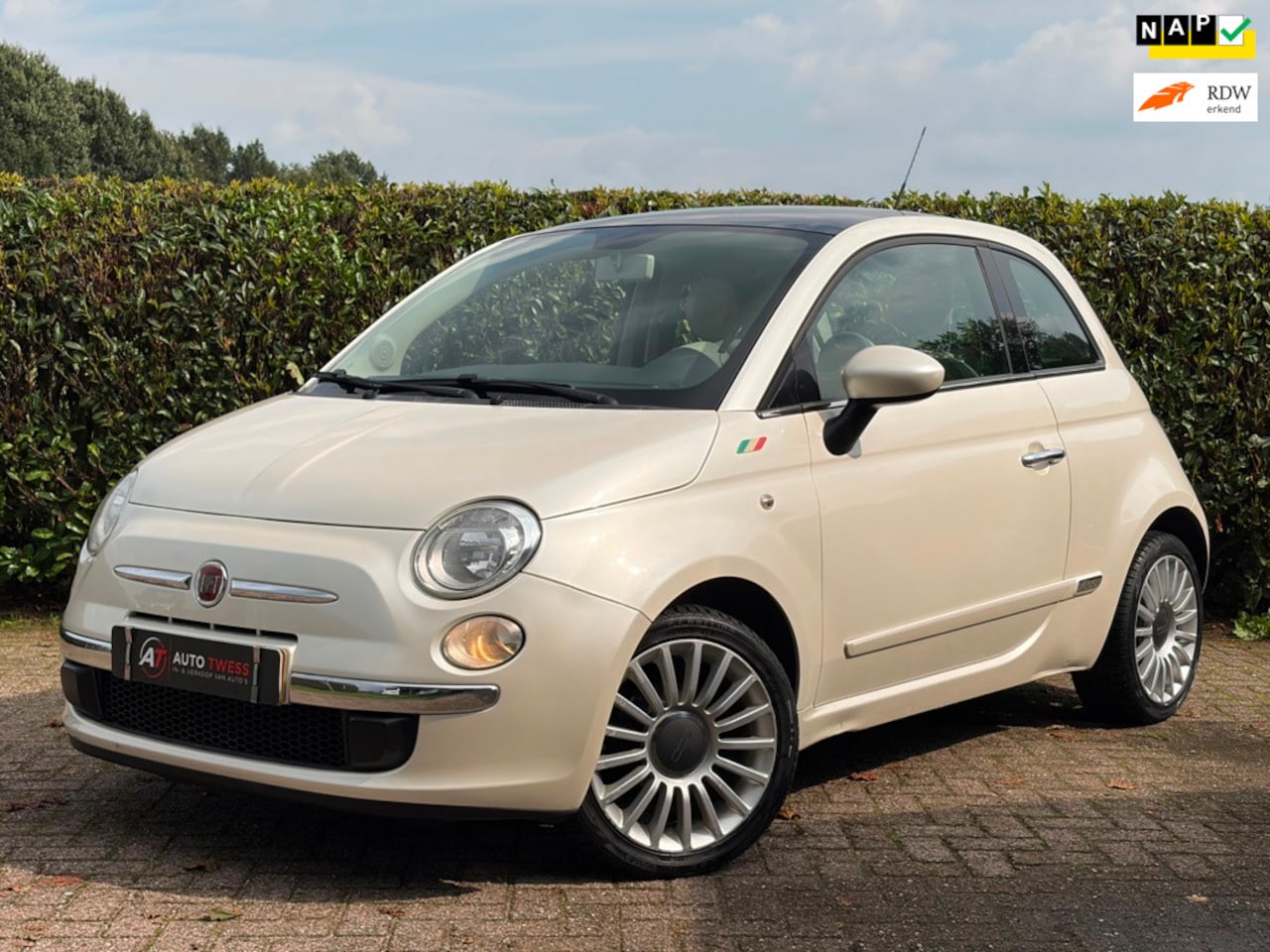 Fiat 500 - 1.2 Lounge Automaat/Airco/Nwe apk/Nap/ - AutoWereld.nl