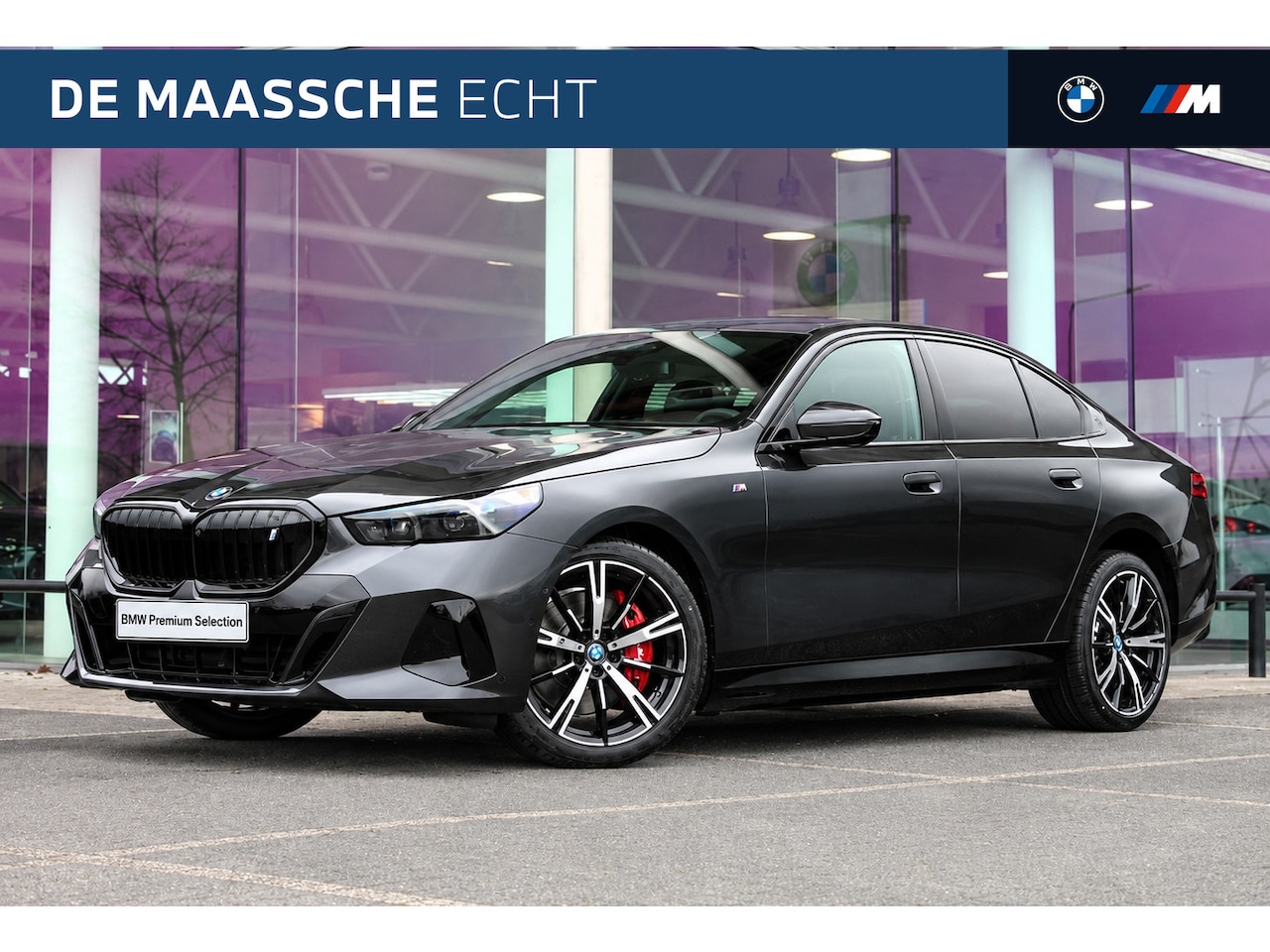 BMW i5 - eDrive40 M Sport Automaat / Panoramadak / Trekhaak / Adaptieve LED / Parking Assistant Pro - AutoWereld.nl