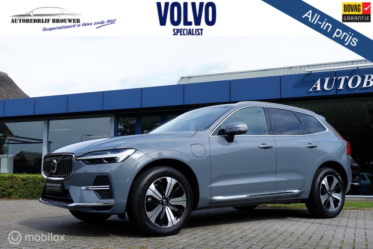 Volvo XC60 - AWD T6 350PK PIH LONG RANGE PLUS BRIGHT | PANO | ACC | CLIMATE PACK | GOOGLE - AutoWereld.nl