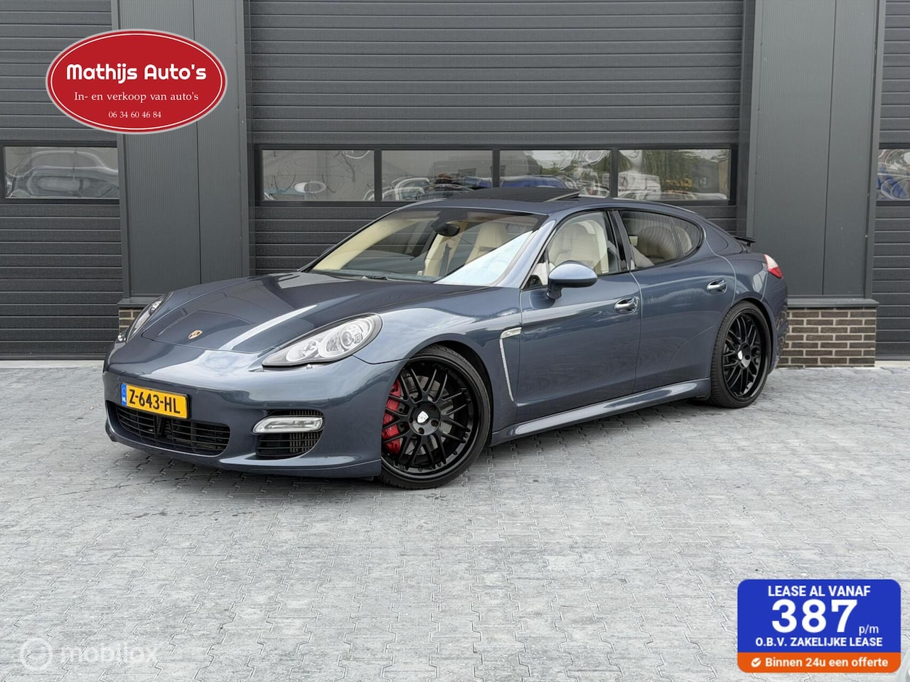 Porsche Panamera - 4.8 Turbo Burmester ACC vol optie! 500pk! Goed onderhouden! Nette auto! - AutoWereld.nl