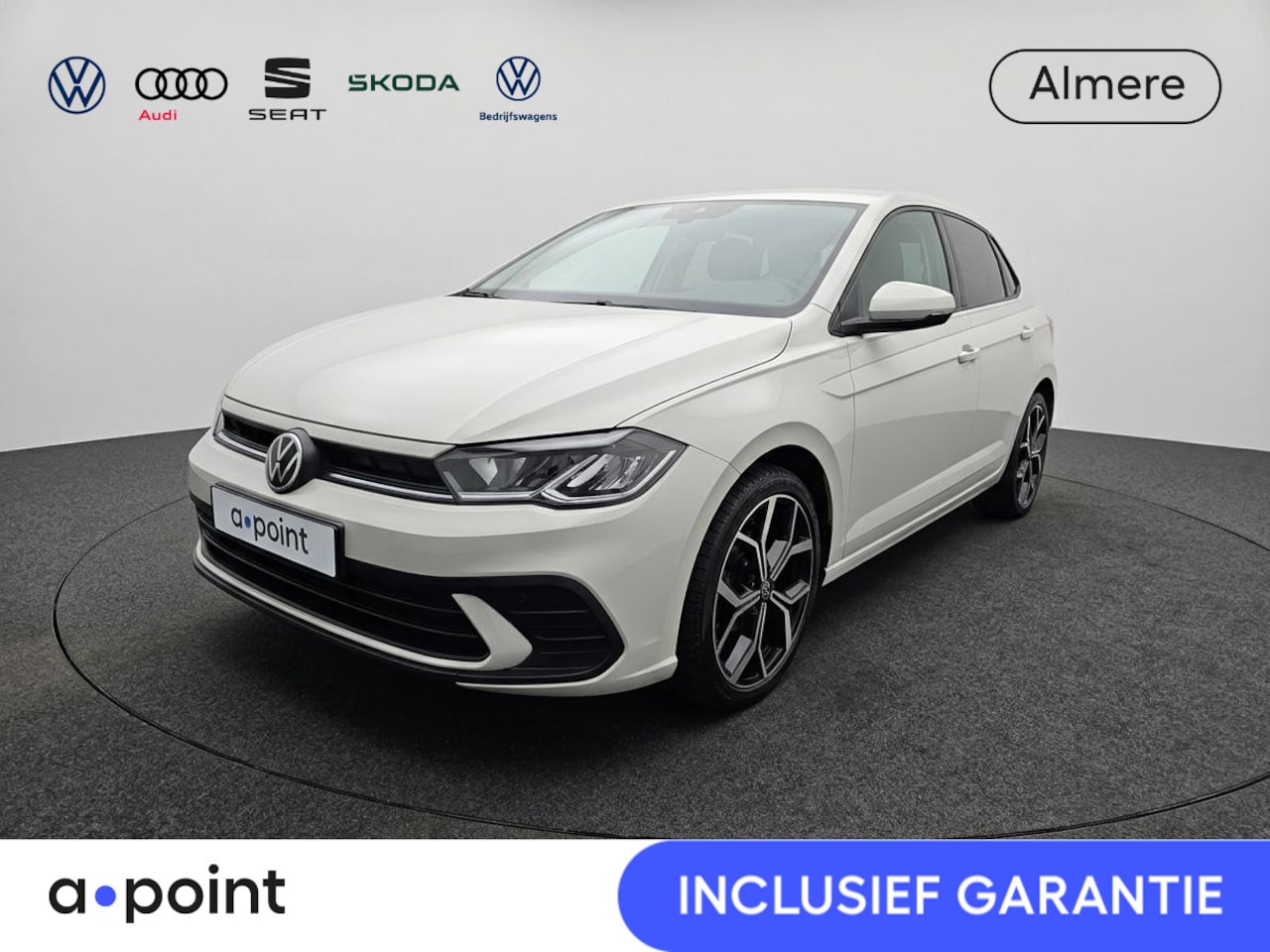 Volkswagen Polo - 1.0 MPI Polo Apple Carplay of Android Auto / Airco / Lederen bekleding / 18 inch LM Velgen - AutoWereld.nl