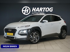 Hyundai Kona - 1.6 GDI HEV Premium * DEALDER ONDERHOUDEN * + KEYLESS / LEDER / STOELVENTILATIE / CAMERA /