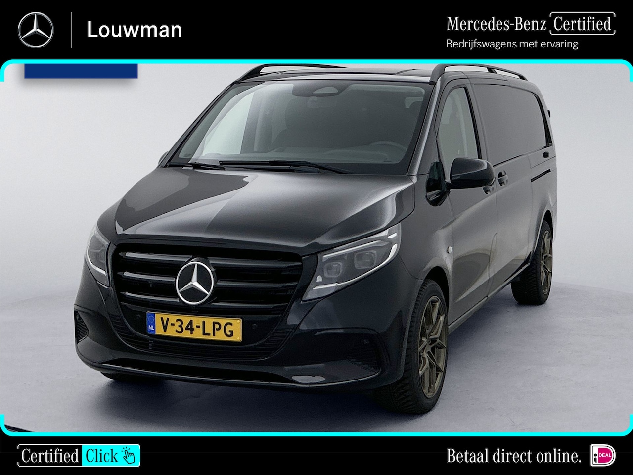 Mercedes-Benz Vito - 119 CDI Pro L3 DC *Edition* Dubbele Schuifdeur Led 19"Lichtmetaal Trekhaak Dubbele cabine - AutoWereld.nl