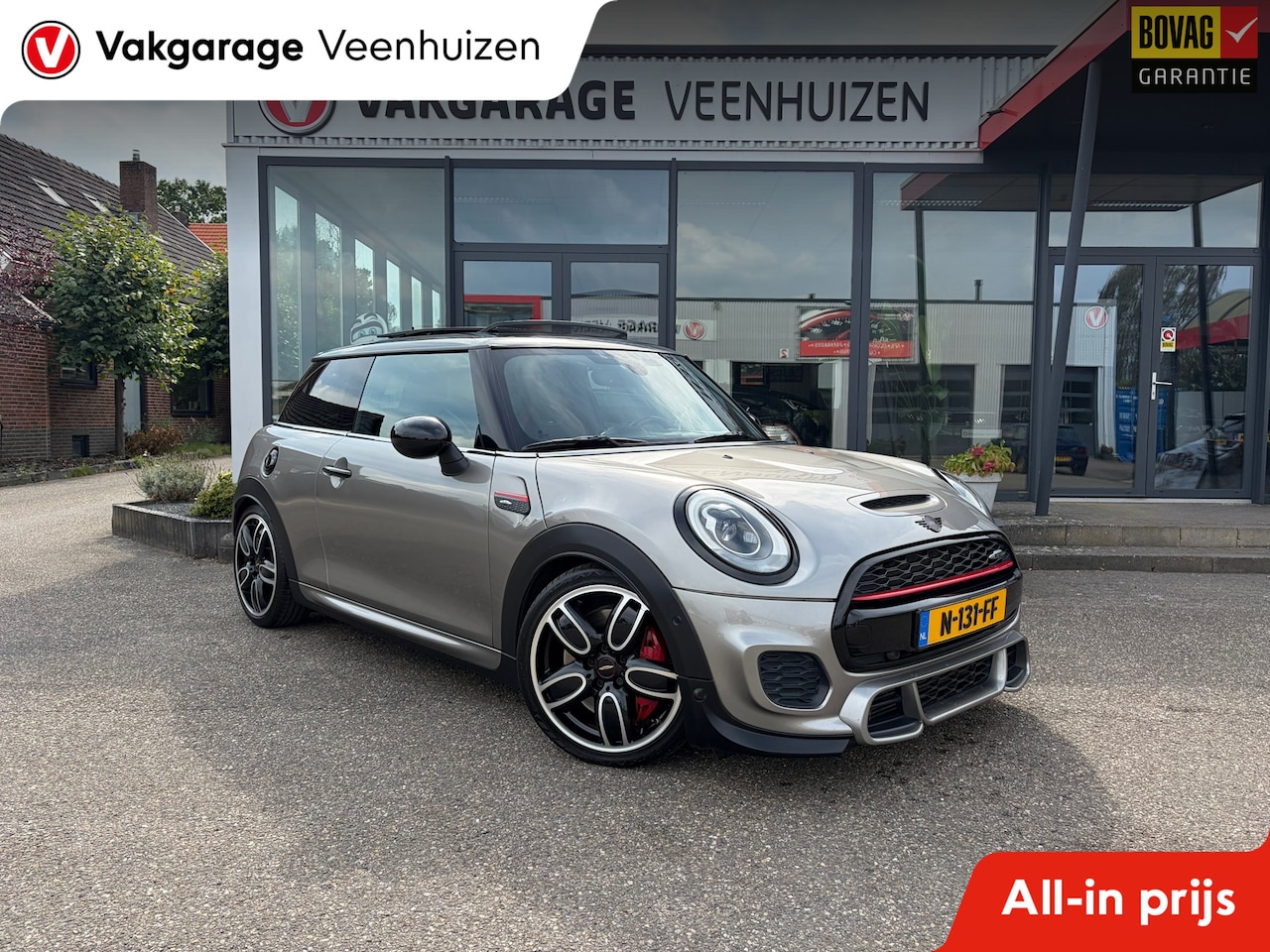 MINI 3-Deurs - 2.0 John Cooper Works Chili|Rijklaar prijs|Pano dak|Camera|Harman Kardon|HUD| - AutoWereld.nl