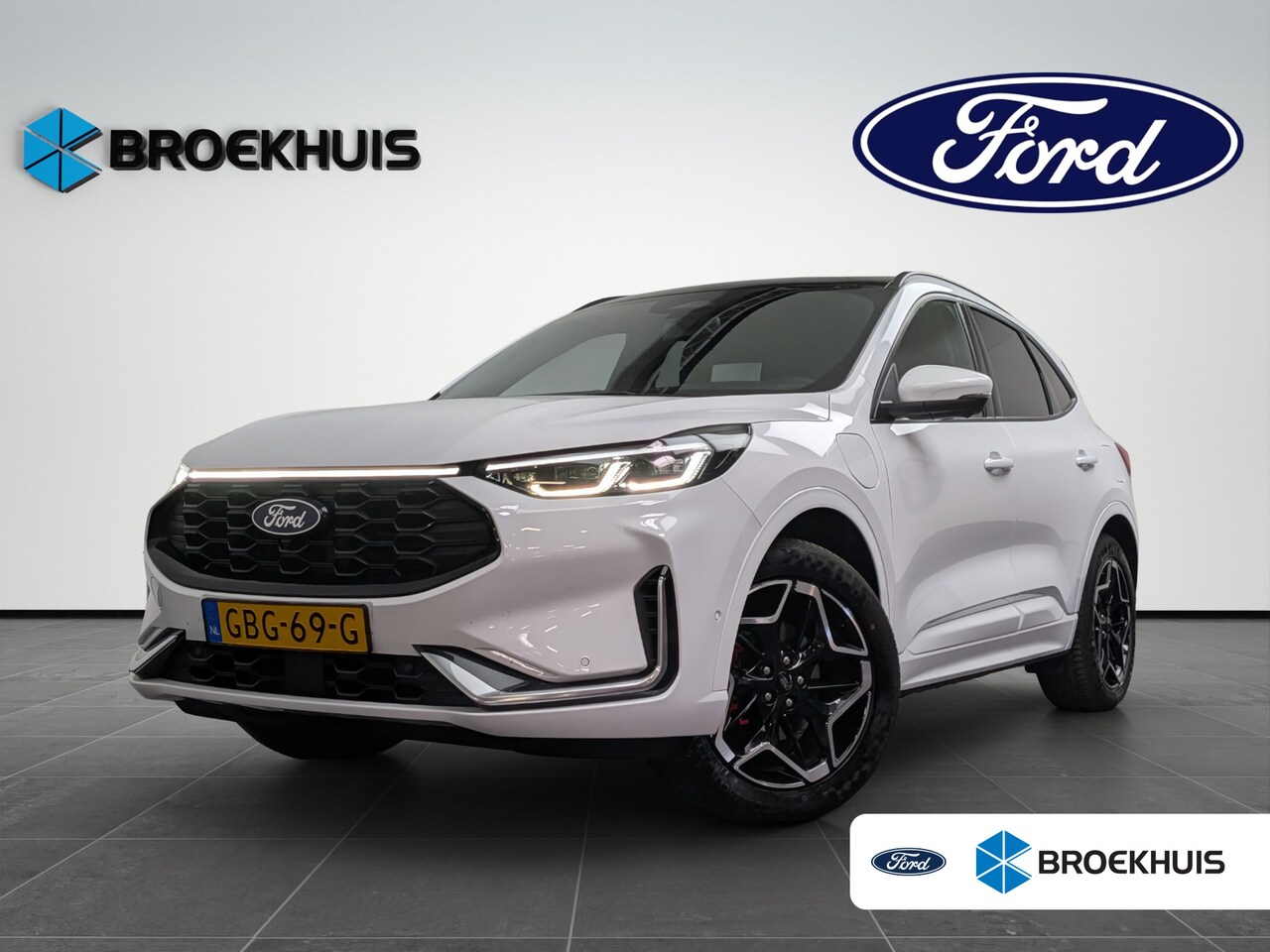 Ford Kuga - 2.5 PHEV ST-Line X 243pk | Elekt. Trekhaak | Pano | Matrix LED | Head Up Display | - AutoWereld.nl