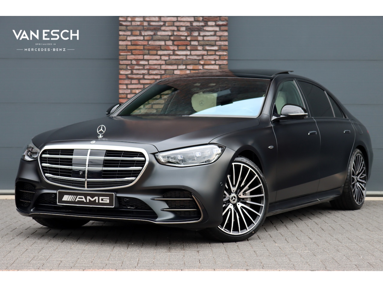 Mercedes-Benz S-klasse - 580 e 4MATIC Lang AMG Line | Manufaktur | Airmatic | Chauffeurspakket | Achterasbesturing - AutoWereld.nl