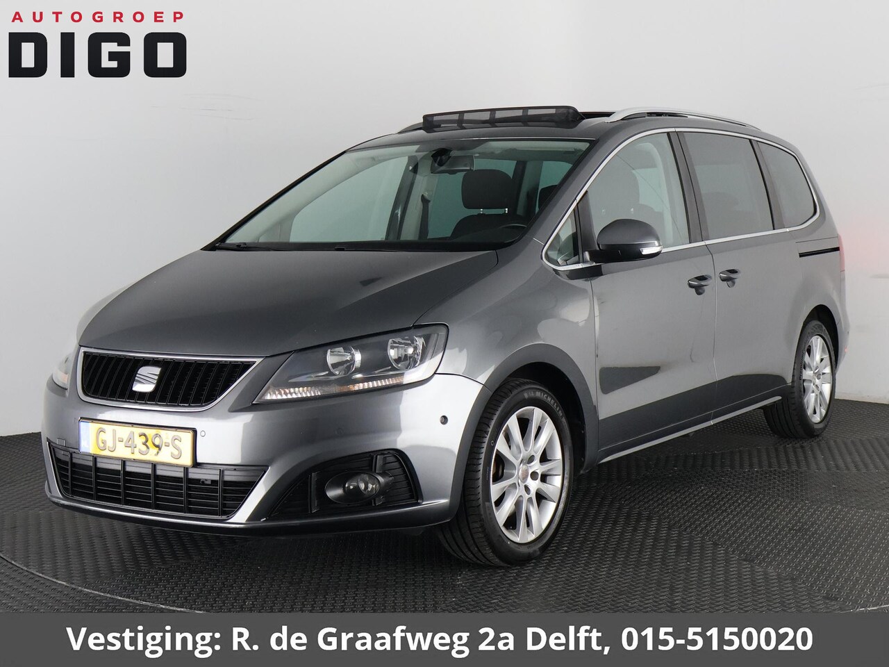 SEAT Alhambra - 1.4 TSI Style Business 7persoons | Trekhaak | Schuif-/Kanteldak | Navigatie | Camera | Par - AutoWereld.nl