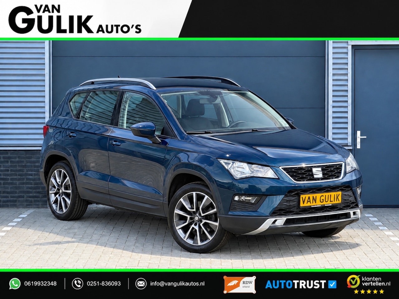 SEAT Ateca - 1.0 EcoTSI Style | Standkachel | Camera | Carplay | Navi | Cruise control | - AutoWereld.nl