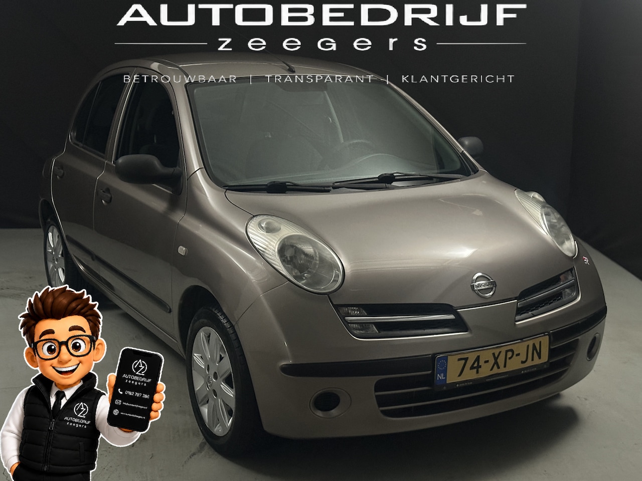 Nissan Micra - 1.2 ELLE *Lage KM*NAP*AC* - AutoWereld.nl