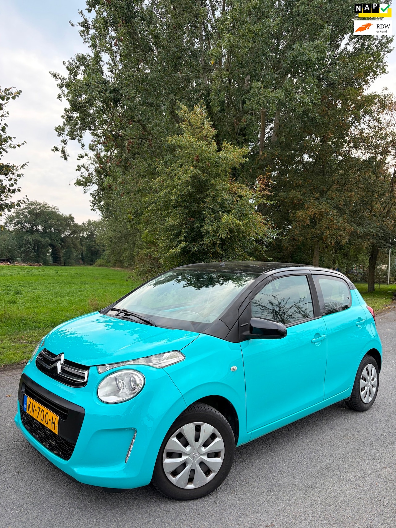 Citroën C1 - 1.0 e-VTi Feel 1.0 e-VTi Feel, NAP|Bluetooth|Led|Unieke kleur! - AutoWereld.nl