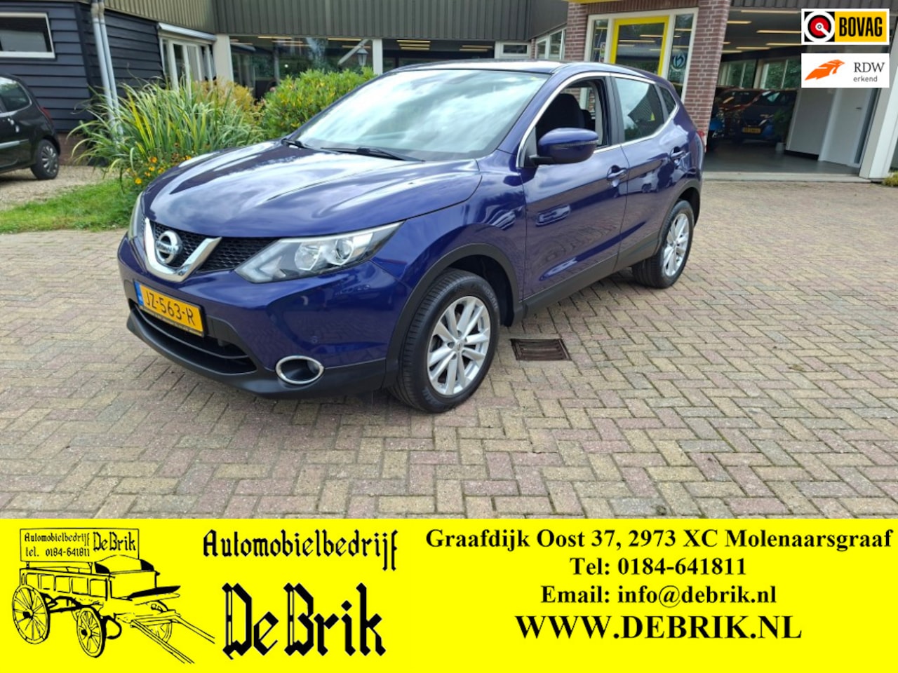 Nissan Qashqai - 1.2 Acenta 1.2 Acenta, trekhaak, stoelverwarmng. - AutoWereld.nl