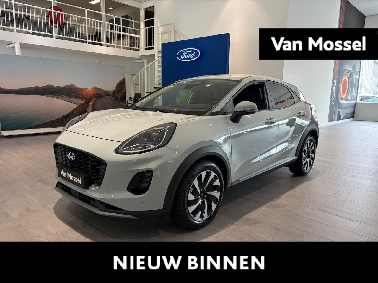 Ford Puma - Titanium 1.0 EcoBoost Hybrid | €5000 KORTING!! | PARKEERSENSOREN V+A | CACTUS GREY | ALL W - AutoWereld.nl