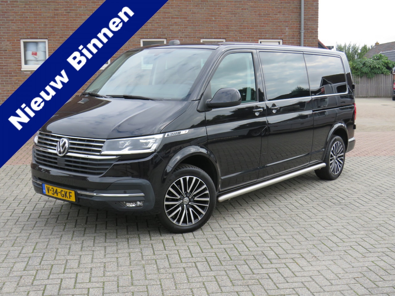 Volkswagen Transporter - 2.0 TDI 150Pk DSG L2H1 DC Bulli * Garantie 07-2028 * 2x Schuifdeur Links+Rechts * Dub. Cab - AutoWereld.nl