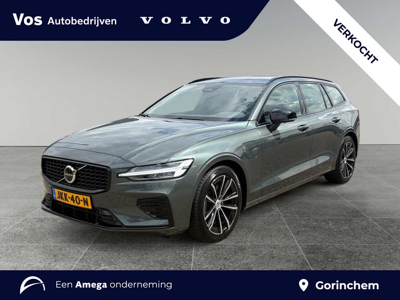Volvo V60 - 2.0 T6 Plug-in hybrid AWD Plus Dark l Semi wegklapbare trekhaak l - AutoWereld.nl