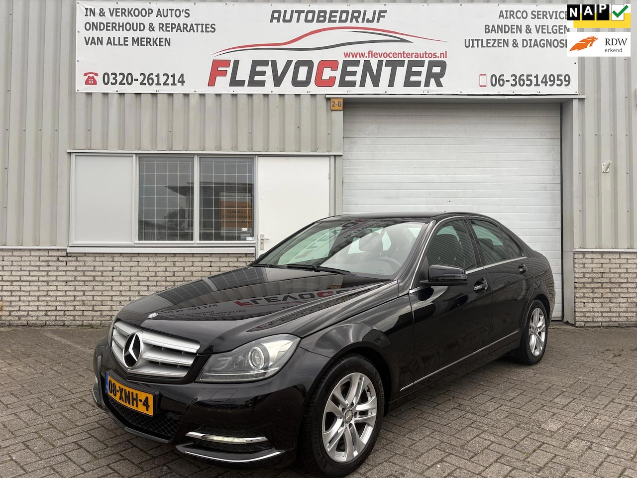Mercedes-Benz C-klasse - C180 156 PK 6 BAK Bj 2012 Avantgarde Weinig Km,s 2e Eig Ecc Airco Leder Navi Cruise Pdc Xe - AutoWereld.nl
