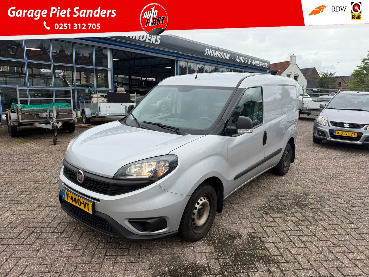 Fiat Doblò Cargo - 1.3 MJ L1H1 SX I Airco I PDC I Bluetooth I Navi I Cruise I - AutoWereld.nl