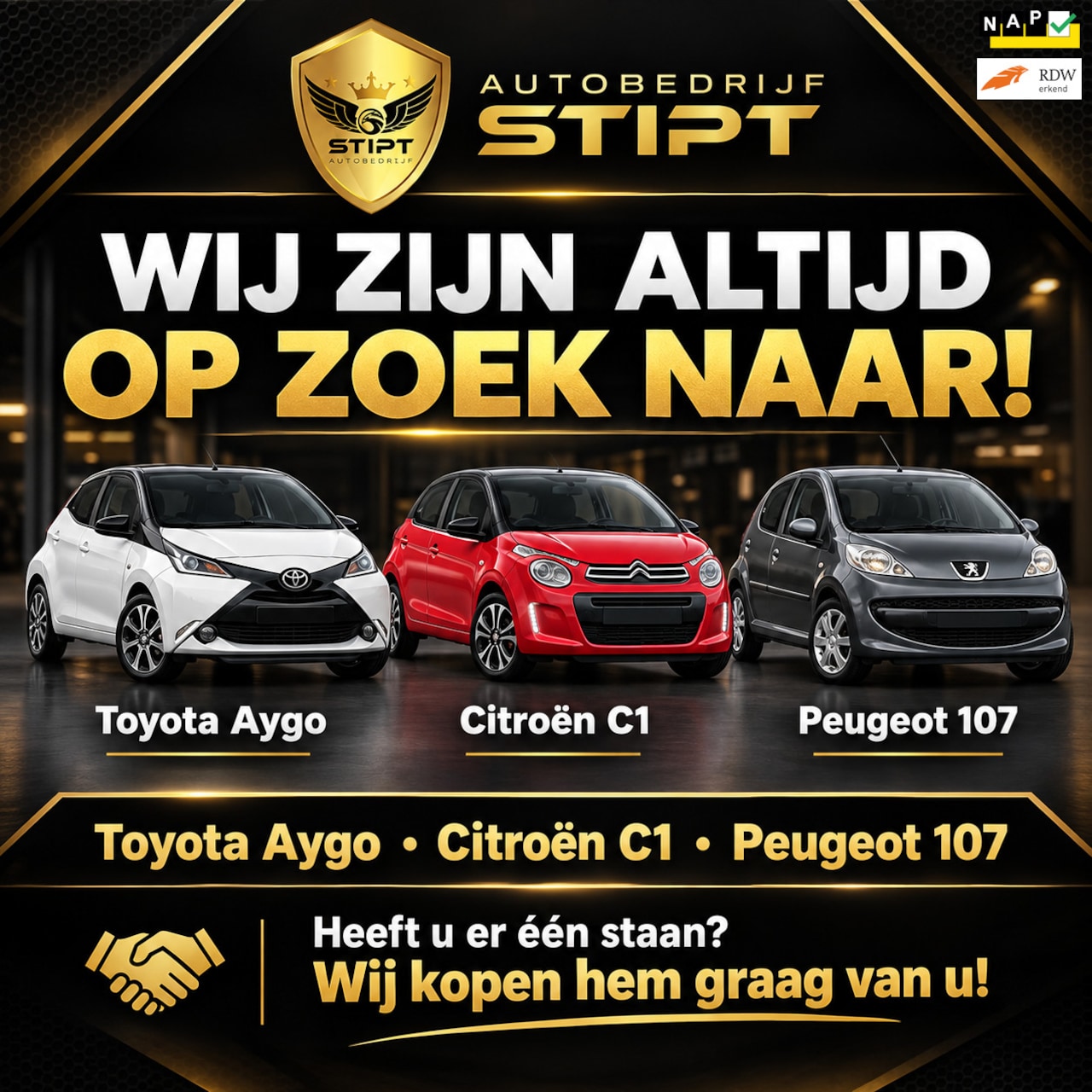 Toyota Aygo - WIJ KOPEN UW AUTO C1-107-AYGO - AutoWereld.nl