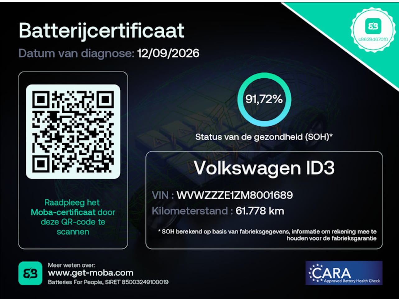 Volkswagen ID.3 - Pro 58 kWh SOH 91,72%, parkeersensoren voor en achter, multifunctioneel stuurwiel, lane as - AutoWereld.nl
