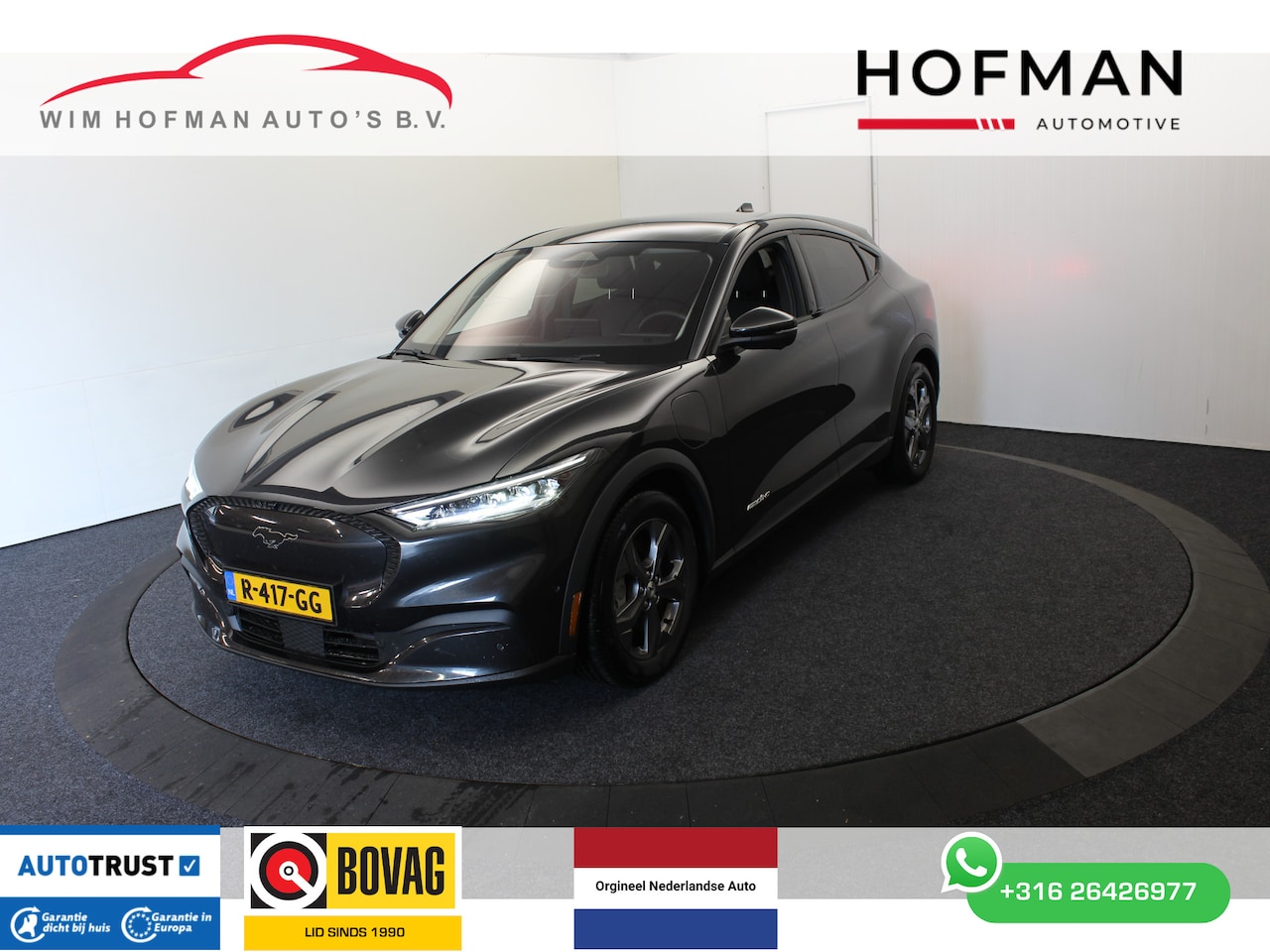 Ford Mustang Mach-E - RWD 75 kWh 360°Cam Pano Techpack - AutoWereld.nl