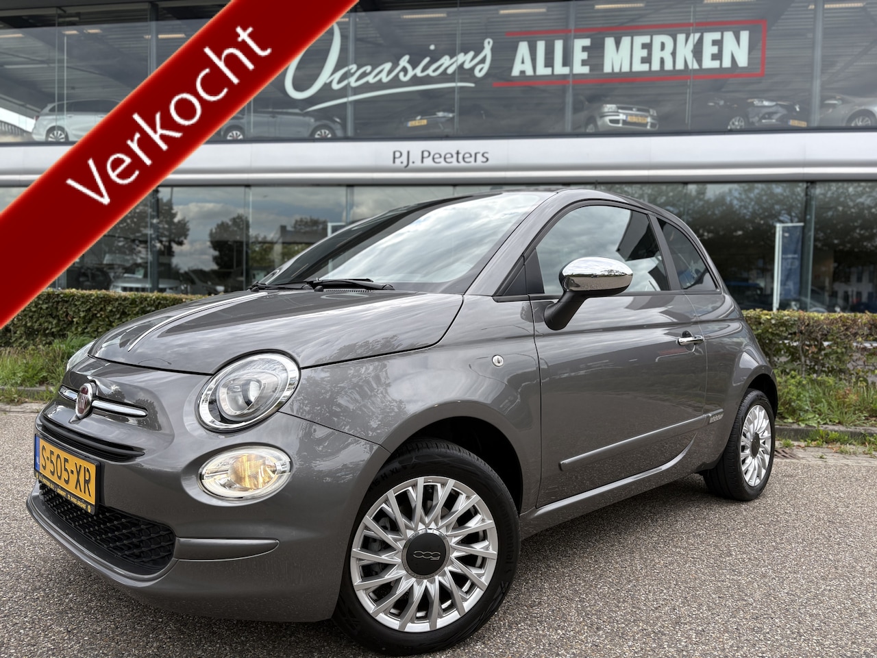 Fiat 500 - 1.0 Hybrid Club Airco - Apple carplay - Bluetooth - Cruise control - Led dag rijverlichtin - AutoWereld.nl