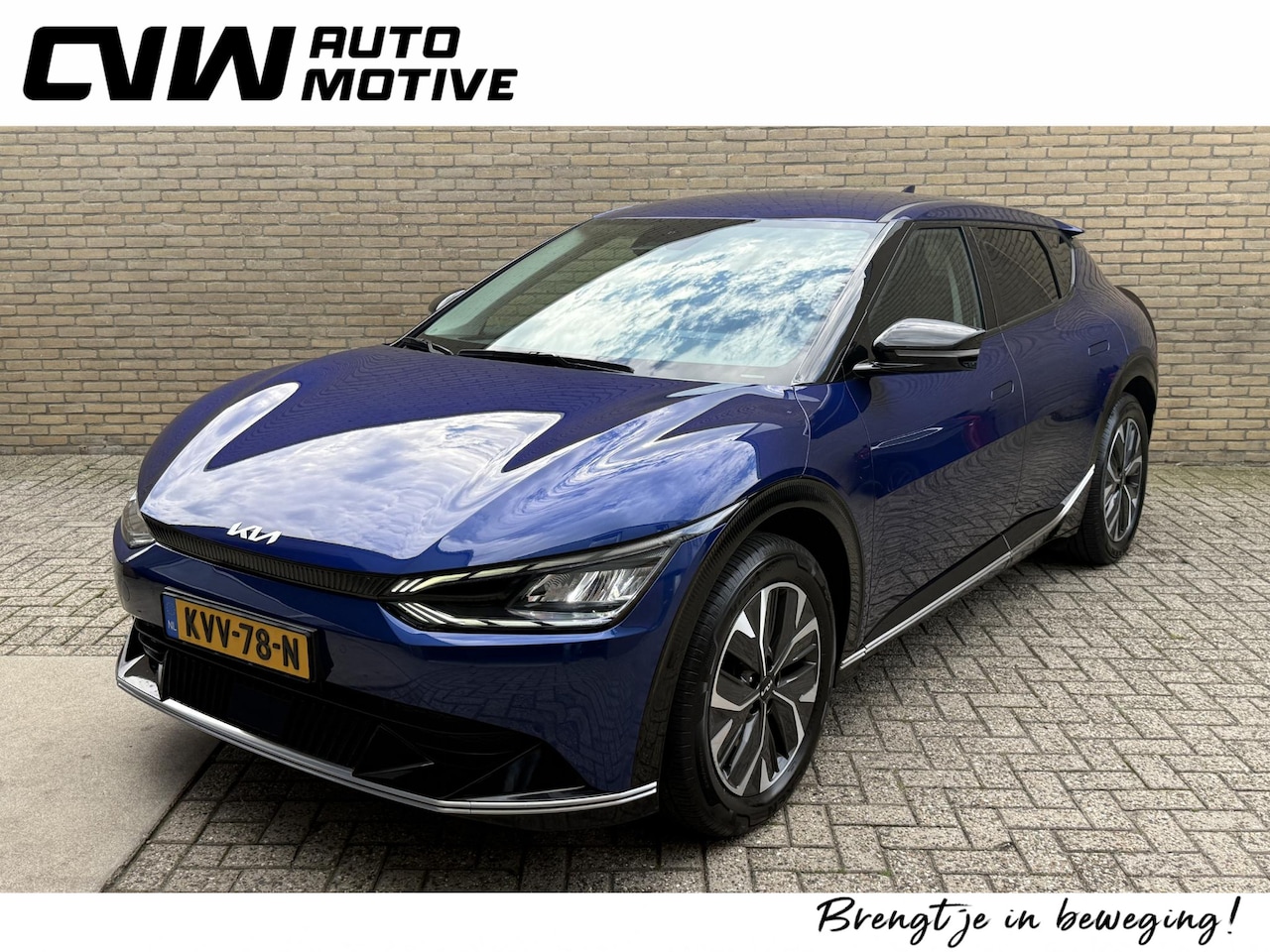 Kia EV6 - Edition 77.4 kWh | 96% SOH | 3-fase | Vol leder | Adaptieve cruise | Navigatie | Camera | - AutoWereld.nl