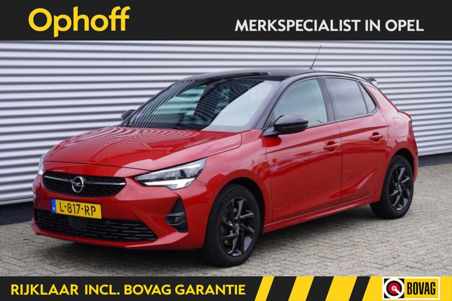 Opel Corsa - 1.2 Turbo GS Line Automaat / 1e eig. / CarPlay / Android Auto / LED / PDC / Zwart dak - AutoWereld.nl