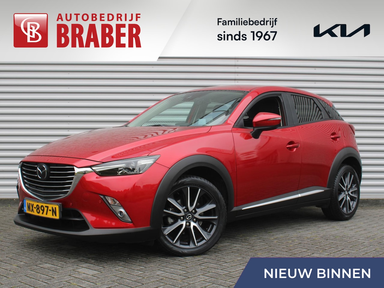 Mazda CX-3 - 2.0 SkyActiv-G 120 GT-M | Stuur-/stoelverwarming | Leer | Dodehoek detectie | Camera | Bos - AutoWereld.nl