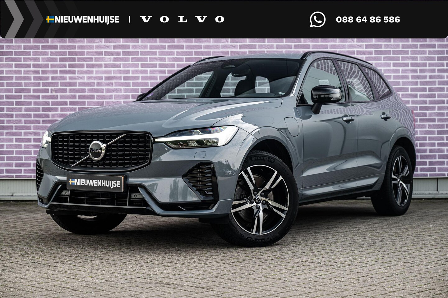 Volvo XC60 - 2.0 T6 Plug-in hybrid AWD R-Design | SOH 96% | Long Range | Trekhaak | Parkeer Camera | Ha - AutoWereld.nl