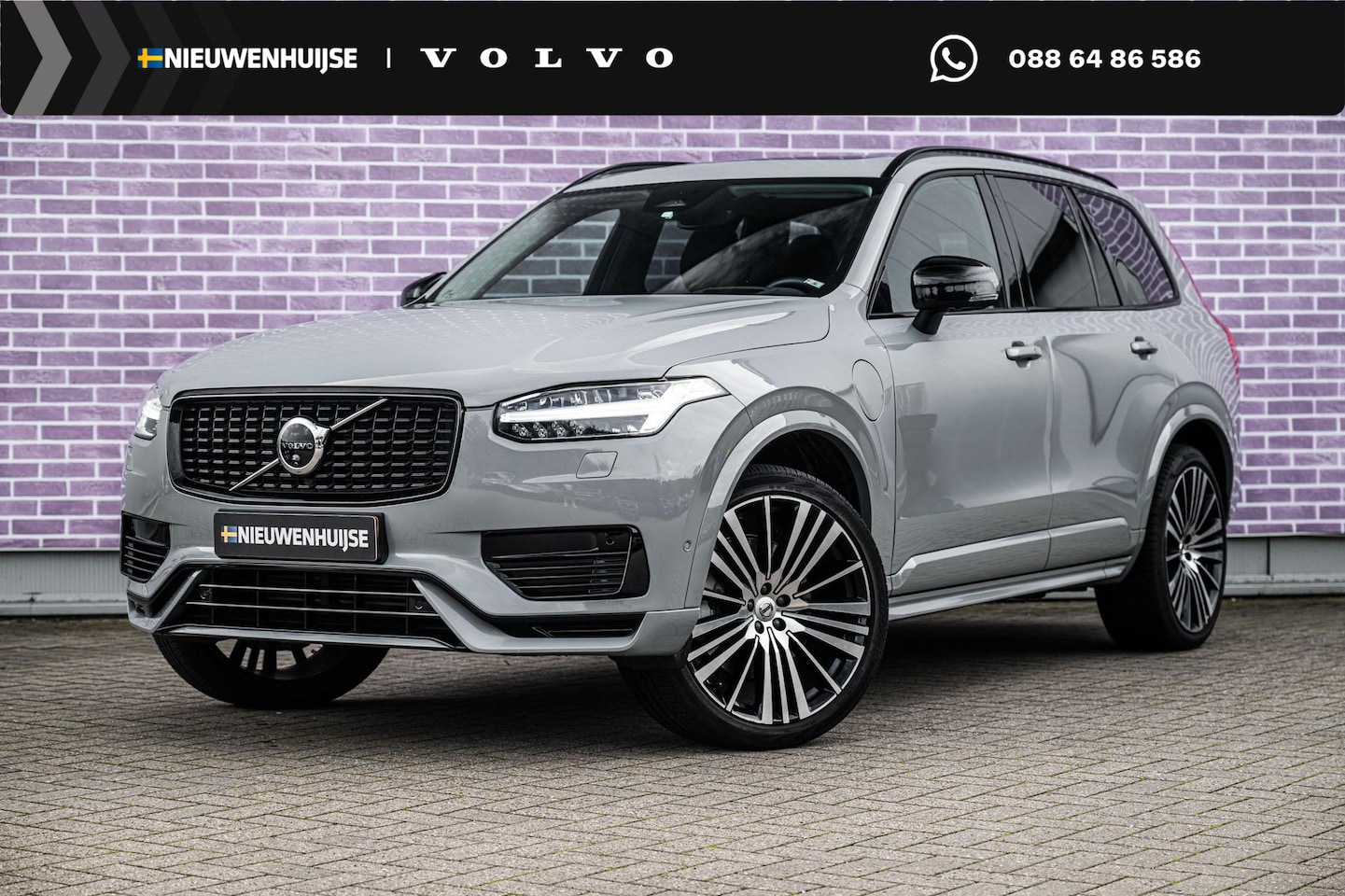 Volvo XC90 - 2.0 T8 Plug-in hybrid AWD Ultra Dark | SOH 97% | Trekhaak | 22" | Head-Up Display | 360 Ca - AutoWereld.nl
