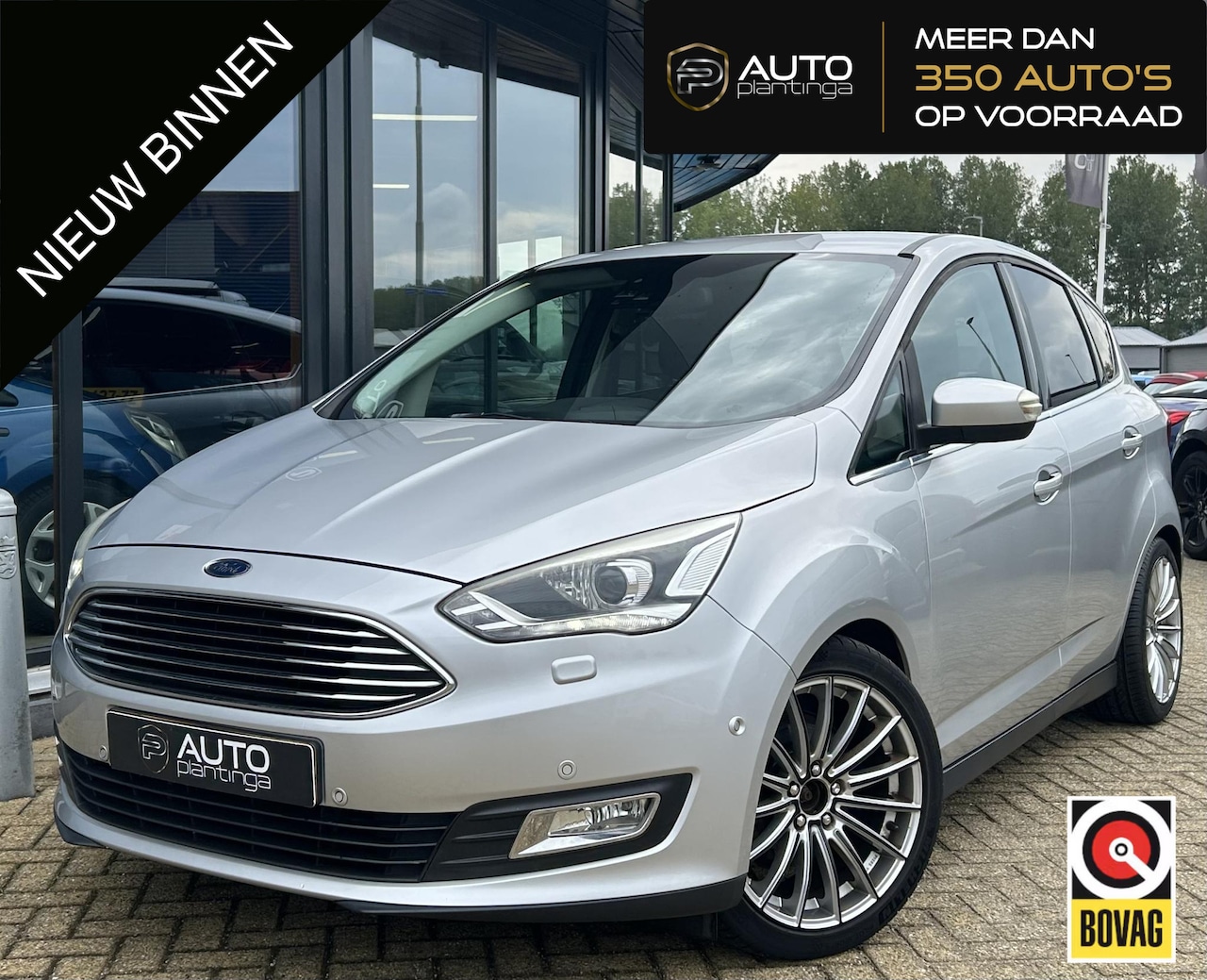 Ford C-Max - 1.0 Titanium 125PK | D-Riem is Vervangen | Onderhoudshistorie | Trekhaak | Achteruitrijcam - AutoWereld.nl