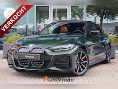 BMW i4 - (g26) M50 High Executive M-Sport 544pk SoH 94% | Sanremo Green | Leder | Harman/Kardon | N