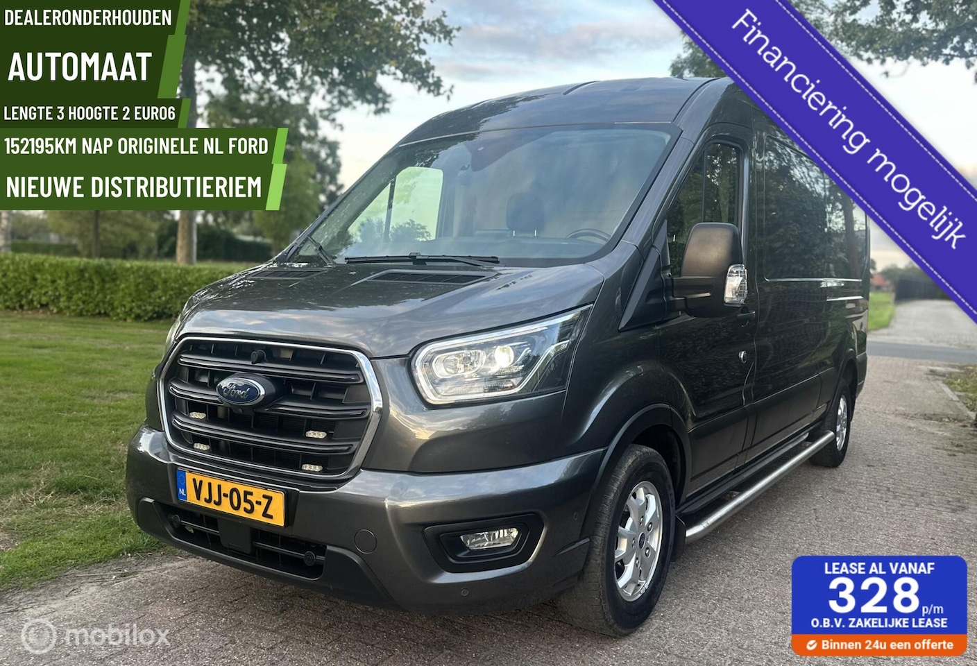 Ford Transit - 350 2.0 TDCI L3H2 185PK Automaat Limited Euro6 - AutoWereld.nl