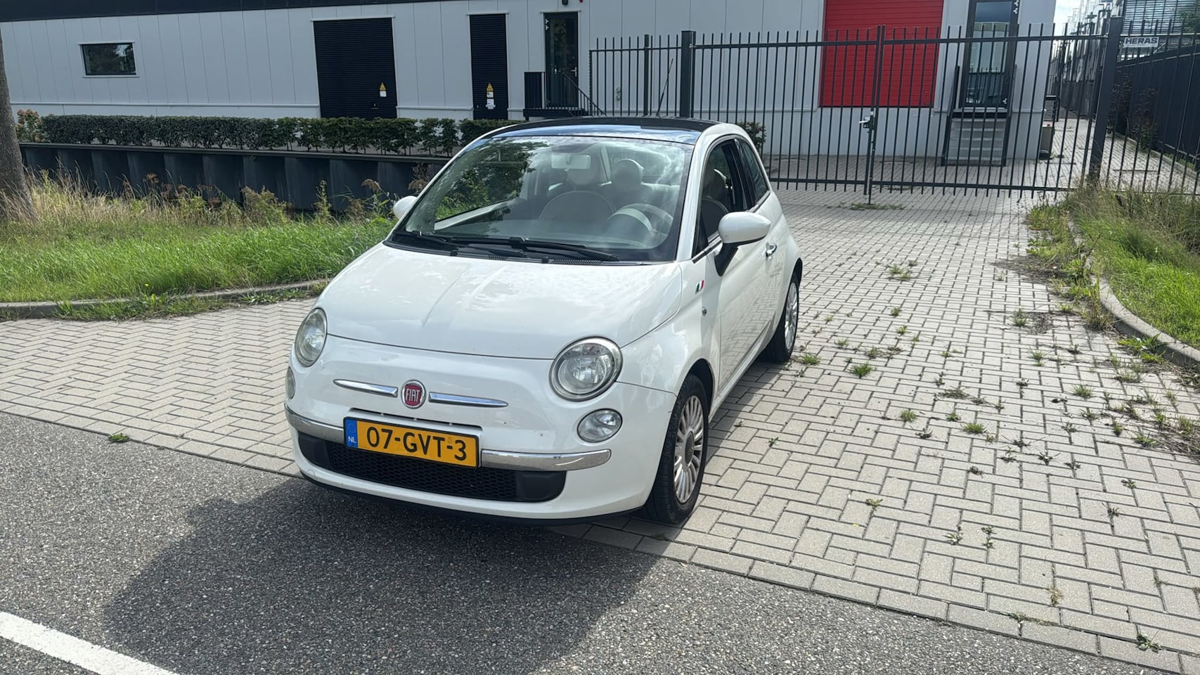 Fiat 500 - 1.2 Lounge PANORAMADAK AIRCO KOOPJE WIT 2008 - AutoWereld.nl