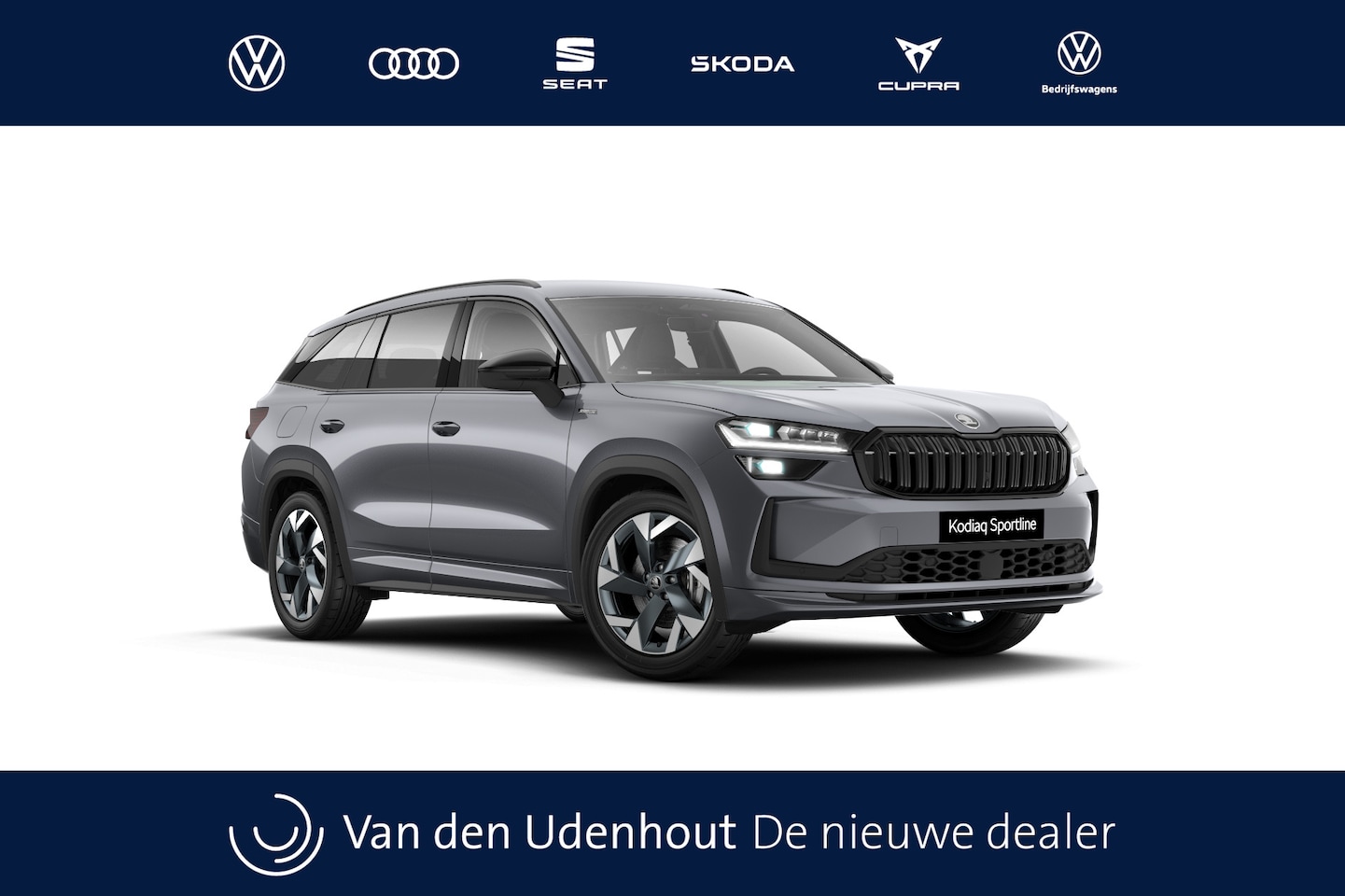Skoda Kodiaq - 1.5 TSI PHEV 204 6DSG Sportline Business | Achteruitrijcamera | Crew Protect Assist | Crui - AutoWereld.nl