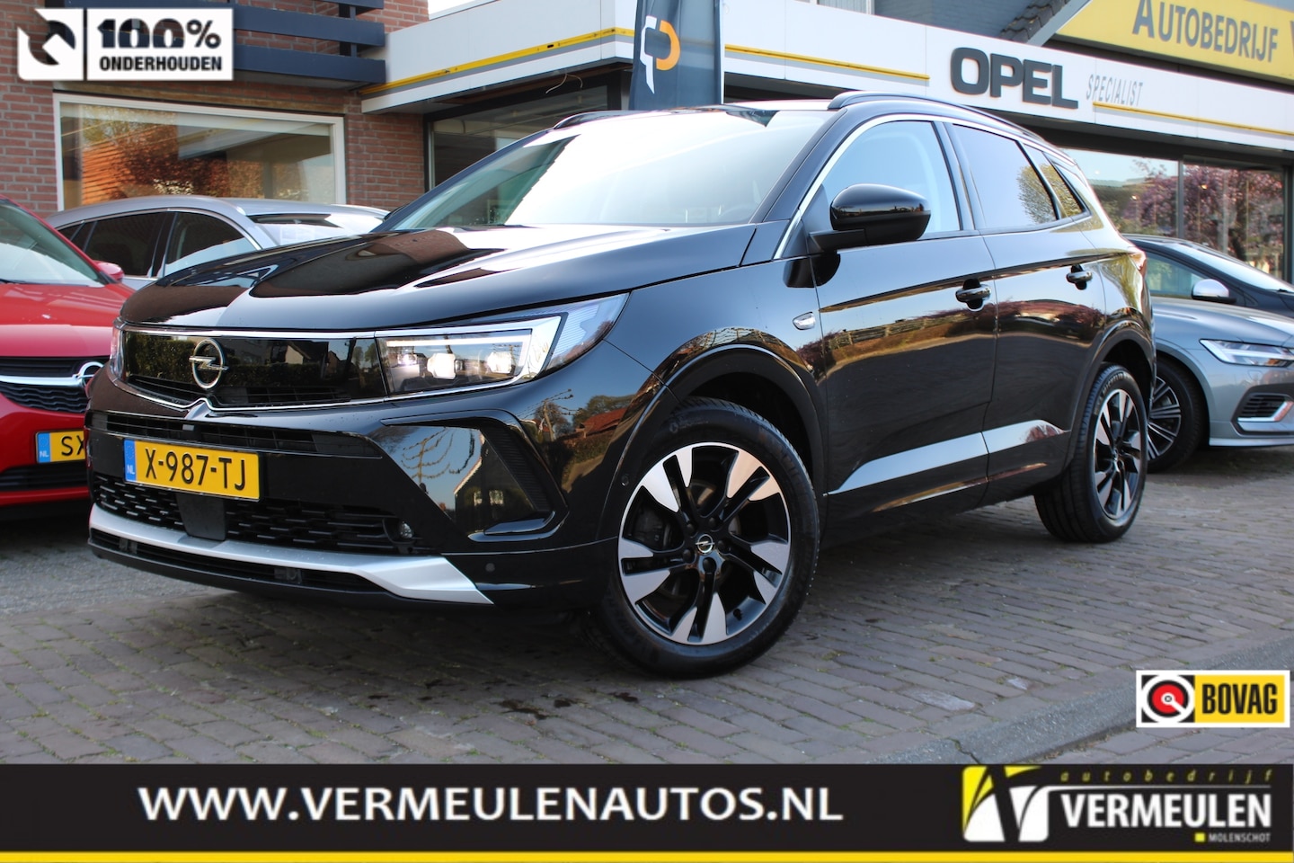 Opel Grandland - 1.2 Turbo 130PK Elegance Automaat + 18"/ Navi/ Clima/ 360 Camera/ Cruise/ Full-LED/ Winter - AutoWereld.nl