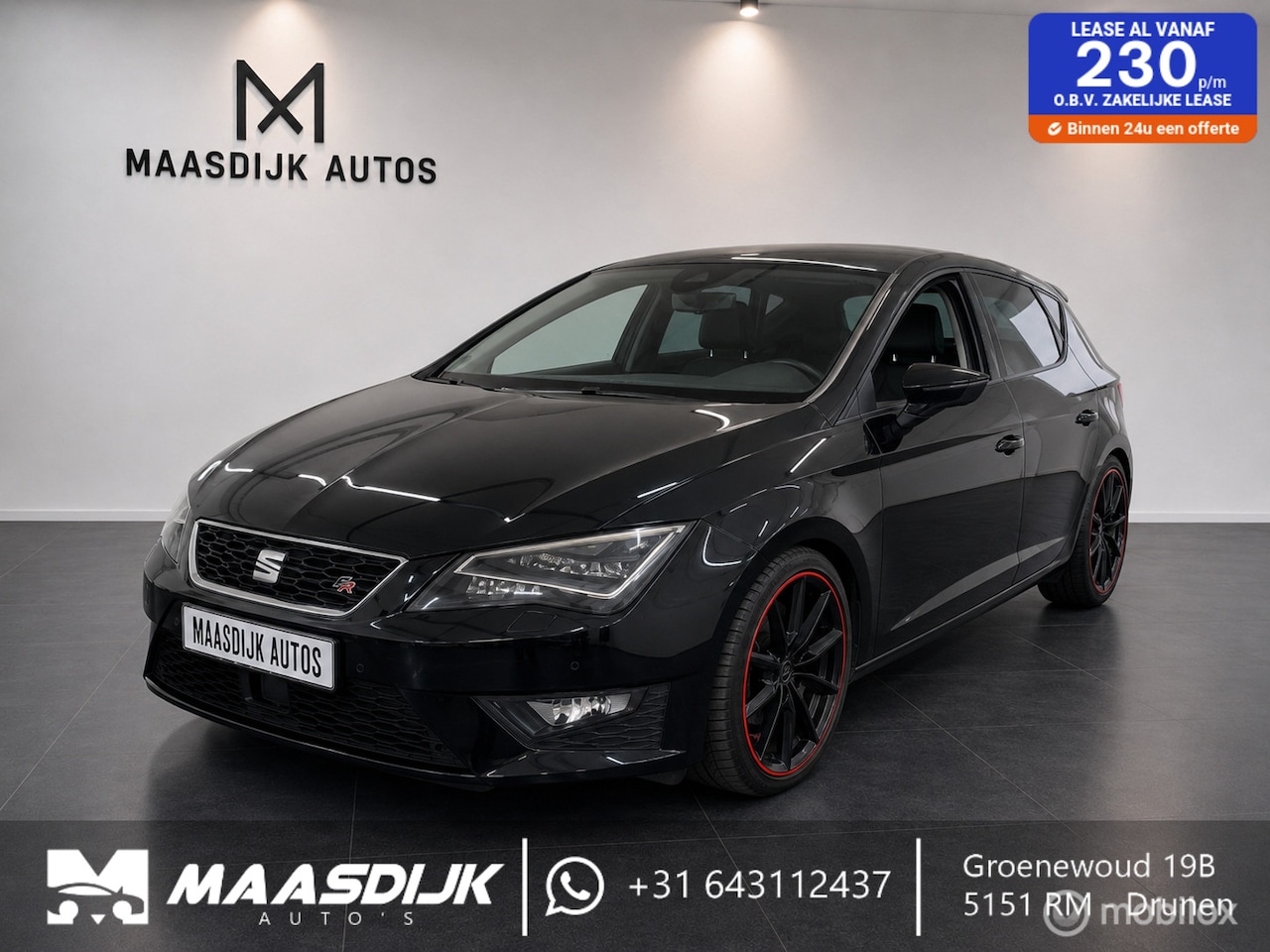 SEAT Leon - 1.8 TSI FR PANO PDC CAMERA CARPLAY SEAT SOUND - AutoWereld.nl