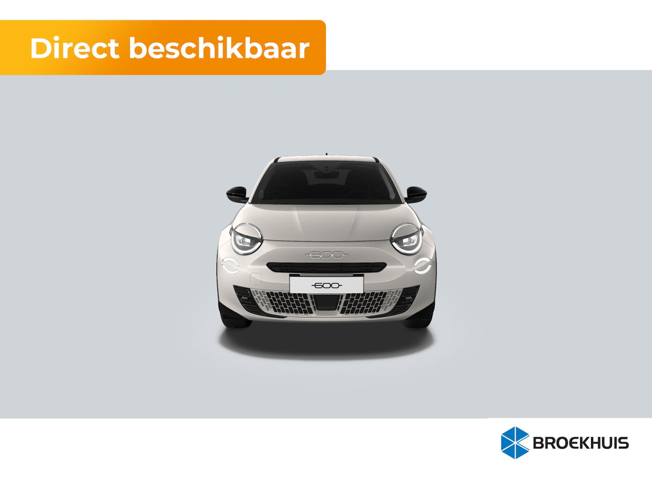 Fiat 600 - ICON | 10,25" touchscreen radio met Bluetooth, DAB & USB | 17” lichtmetalen velgen Diamond - AutoWereld.nl