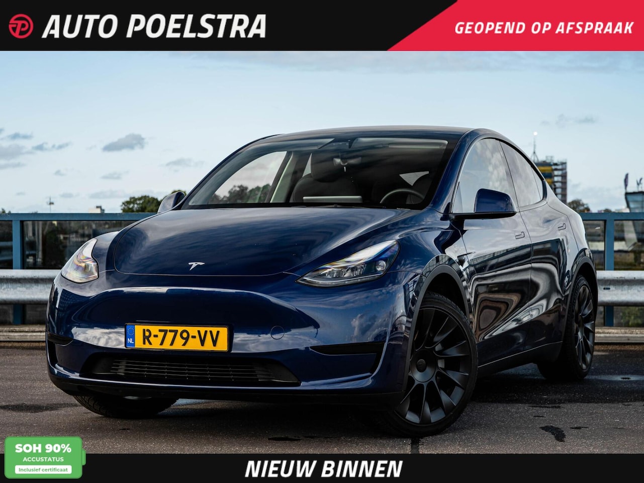 Tesla Model Y - RWD 58 kWh LFP | SOH 90,1% | Trekhaak | Panoramadak | AMD Ryzen | Zwart Leder | Warmtepomp - AutoWereld.nl