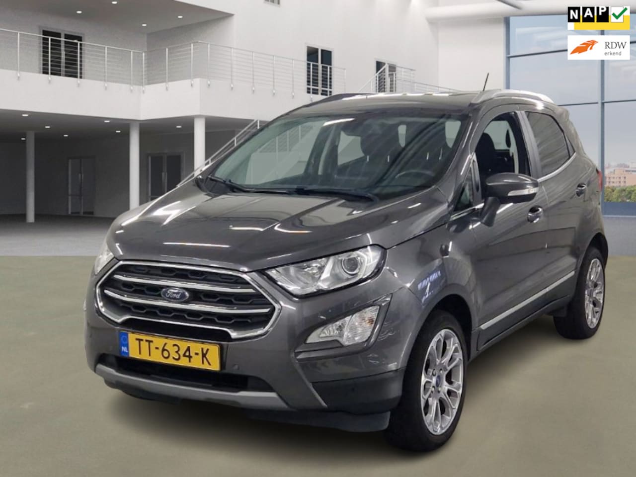 Ford EcoSport - 1.0 EcoBoost Titanium|BJ2018|CARPLAY|PDC|CAMERA|NAVI|STOELVERW| - AutoWereld.nl