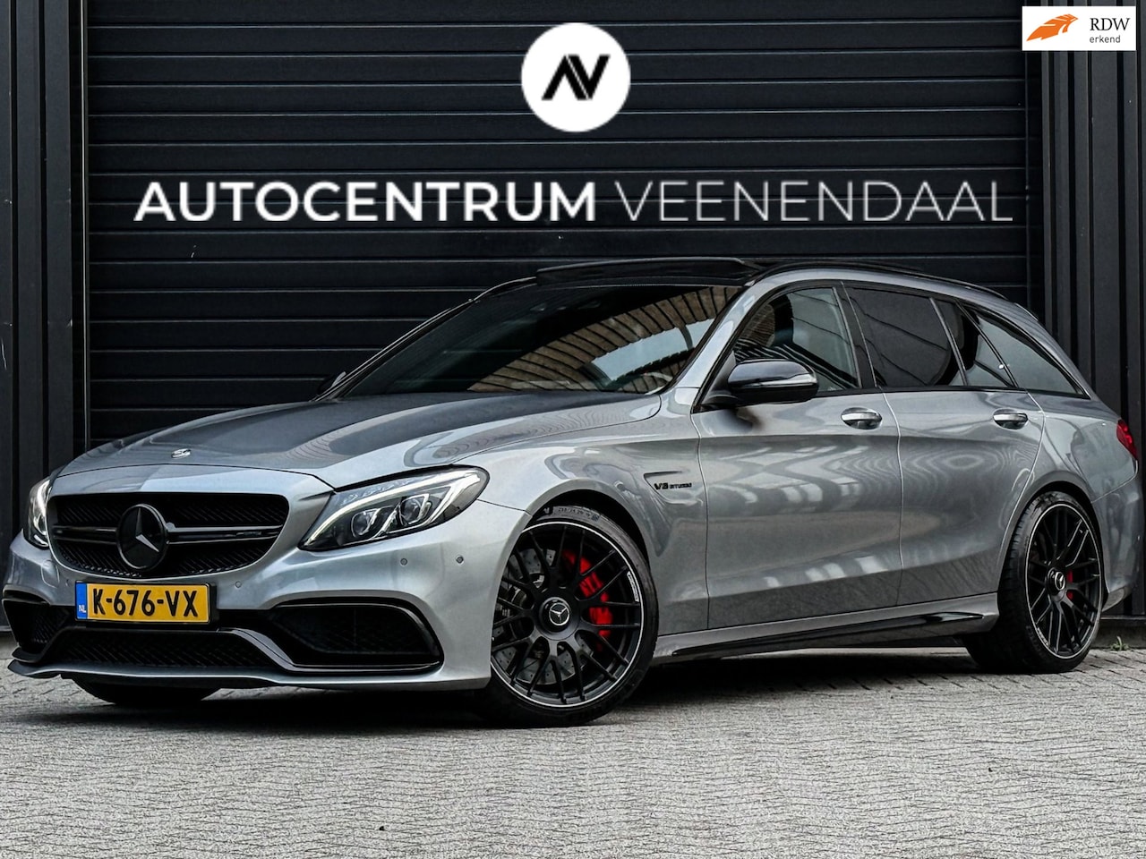 Mercedes-Benz C-klasse Estate - C63 S AMG Edition 1 510 PK PANO/HUD/BURMESTER/CAMERA - AutoWereld.nl