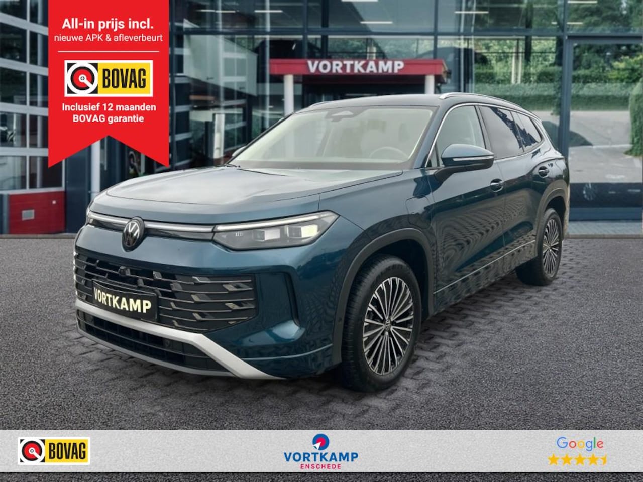 Volkswagen Tayron - 1.5 TSI eHYBRID ELEGANCE TREKHAAK/360CAM/ELEK-KLEP/ACC/STOELVERW - AutoWereld.nl