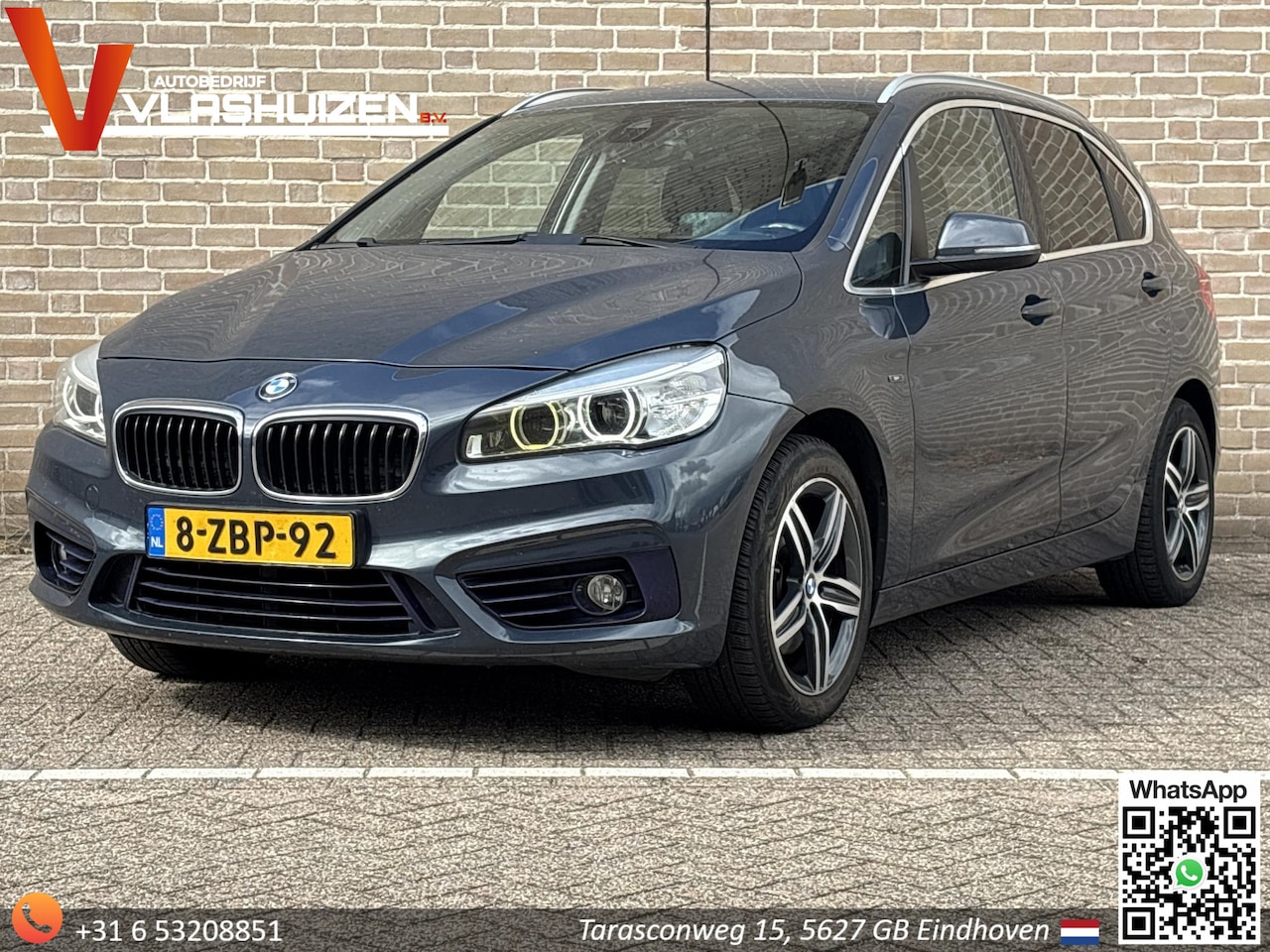 BMW 2-serie Active Tourer - 218i High Executive | Dakota Leder | Climate | Cruise | Navi | Camera | APK 07-2027 | - AutoWereld.nl
