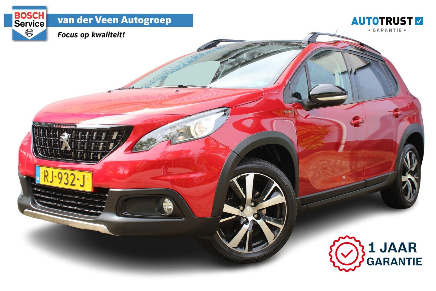 Peugeot 2008 - 1.2 PureTech GT-line | Incl. 12 maanden Garantie | Panorama dak | Trekhaak | Achteruitrijc - AutoWereld.nl
