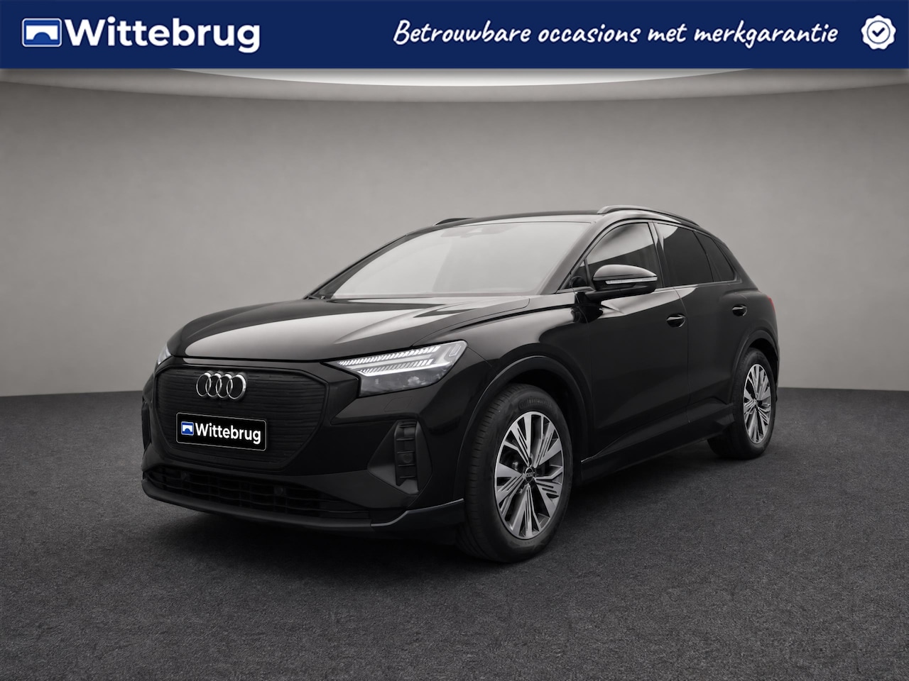 Audi Q4 e-tron - 40 Launch edition Advanced 77 kWh / 19"lm velgen / Sonos / Navigatie / Comfort Parking / C - AutoWereld.nl