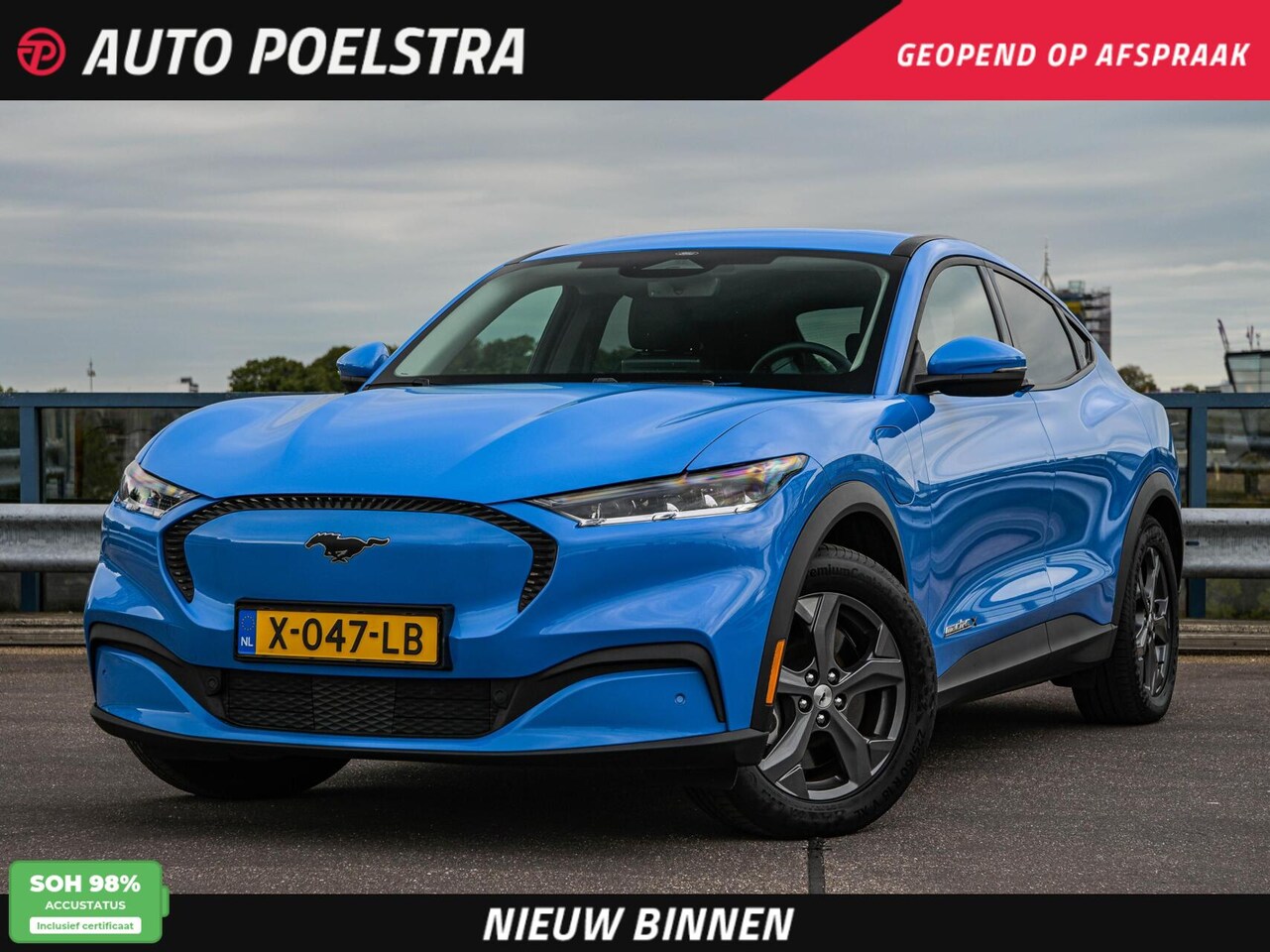 Ford Mustang Mach-E - Extended RWD 98 kWh | SOH 97,5% | Camera | Leder | Keyless | ACC | Apple Carplay/Android A - AutoWereld.nl
