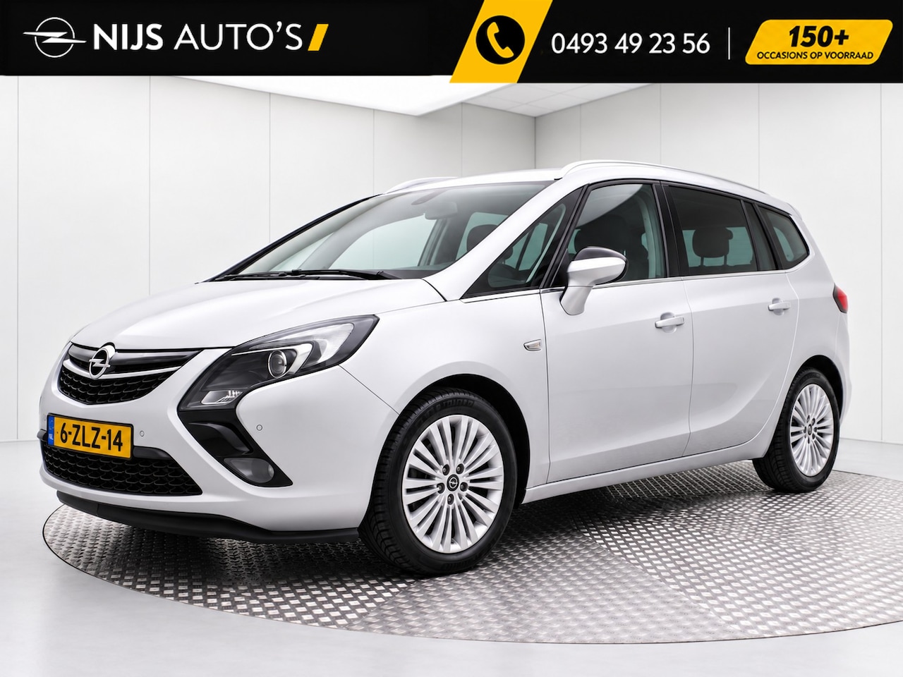 Opel Zafira Tourer - 1.4 Design Edition | Trekhaak | Climate Control | Navi Fullmap | PDC v/a + Camera | Stoel - AutoWereld.nl